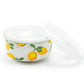 Lemon Garden Storage Bowls with Vented Lids Set of 2