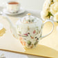 Magnolia Garden Fine Porcelain Teapot