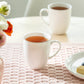 Silver Rim Blanc Bone China Mug