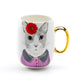 Sweet Living Hipster Cat Large Coffee Mug