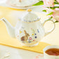 Meadow Bunny Fine Porcelain Teapot