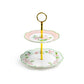 Apple Blossom Bone China 2-Tier Server with Gift Box
