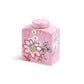 Peacock Lotus Garden Pink Fine Porcelain Jar
