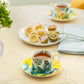 Tropical Bird Fine Porcelain Cup and Saucer