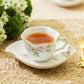 Songbird Rose Fine Porcelain Tea Cup and Saucer