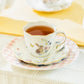 Meadow Bunny Fine Porcelain Tea Cup and Saucer