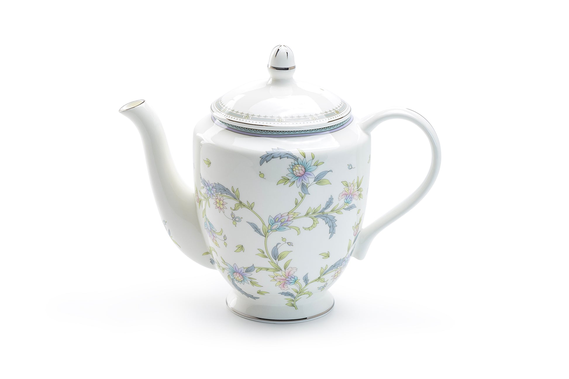 Gracie Bone China Lotus Garden Bone China Teapot