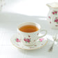 Rose Bud Fine Porcelain Mini Tea Cup and Saucer