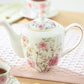 Pink Camellia Fine Porcelain Tea Set