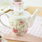 Pink Camellia Fine Porcelain Tea Set