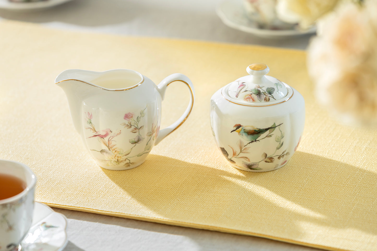 Magnolia Garden Fine Porcelain Tea Set