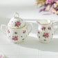 Rose Bud Fine Porcelain 11-Piece Mini Tea Set