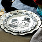 Halloween Victorian Skulls Dessert/Dinner Plate