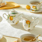 Lemon Bee Fine Porcelain Tea Set