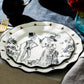 Halloween Victorian Skeletons Dessert/Dinner Plate