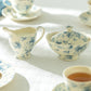 Blue Rose Toile Fine Porcelain Tea Set