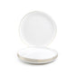 Gold Rim Blanc Bone China Dessert/Salad Plate