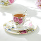 Grace's Rose Bone China 11-Piece Tea Set