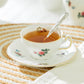 Gracie Bone China Anna Garden Bone China Cup and Saucer set