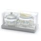 Gracie Bone China Gift Boxed Lotus Garden Bone China Sugar & Creamer Set