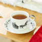 Winter Wonderland Santa Carriage Bone China Tea Cup and Saucer