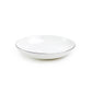 Silver Rim Blanc Bone China Dinner Bowl