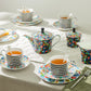 Stechcol Gracie Bone China Mad Hatter 11-piece Tea Set