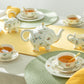 Summer Garden Elephant Fine Porcelain Tea Set