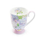 Stechcol Gracie Bone China Peony Bloom Pink Bone China Footed Mug