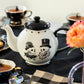 Halloween Victorian Skulls Teapot