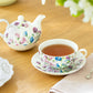 Bellflower Bliss Fine Porcelain Tea For One Set