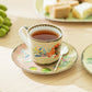 Summer Savanna Leopard Fine Porcelain Cup and Saucer Set of 2 with Gift Box