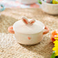 Blush Bunny Heart Mini Candy Jar