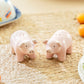 Farmhouse Pig Ceramic Salt and Pepper Shaker Set