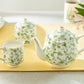 Greeny Garden Fine Porcelain 11-Piece Tea Set
