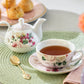 Liz's Rose Garden Fine Porcelain Tea For One Set