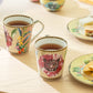 Summer Savanna Leopard Pink Fine Porcelain Mug