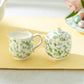 Greeny Garden Fine Porcelain 11-Piece Tea Set