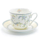 Gracie Bone China Lotus Garden Bone China Breakfast Jumbo Cup and Saucer