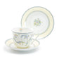 Gracie Bone China Lotus Garden Bone China Breakfast Jumbo Cup and Saucer set