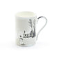 Stechcol Gracie Bone China Winter Wonderland Snowman Village Bone China Mug