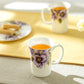 Purple Pansy Bone China Mug