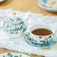 Christmas Village Fine Porcelain Tea For One Set