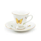 Grace Teaware Summer Garden Fine Porcelain Tea Cup and Saucer