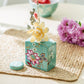 Peacock Lotus Garden Green Fine Porcelain Jar