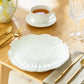 Ginkgo Gold Luxe Fine Porcelain Dinner Plate