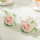 Gracie Bone China Empire Peony Bone China Sugar Bowl & Creamer