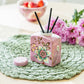 Peacock Lotus Garden Pink Fine Porcelain Jar
