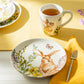 8.5" Spring Garden Bunny Salad/Dessert Plate