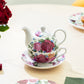 Rose Garden Fine Porcelain Tea For One Set